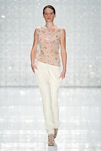 Kilian Kerner, Spring/Summer 2012. Berlin Fashion Week 2012. [Photo by Gareth Cattermole/Getty Images for IMG]