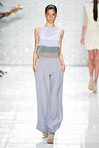 Kilian Kerner, Spring/Summer 2012. Berlin Fashion Week 2012. [Photo by Gareth Cattermole/Getty Images for IMG]