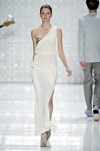 Kilian Kerner, Spring/Summer 2012. Berlin Fashion Week 2012. [Photo by Gareth Cattermole/Getty Images for IMG]