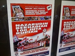 Hadiah Sayembara Tangkap Nazaruddin Naik Jadi Rp 150 Juta