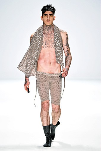 Patrick Mohr, Spring/Summer 2012. Berlin Fashion Week 2012. [Photo by Gareth Cattermole/Getty Images for IMG]