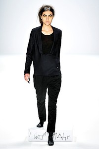 Patrick Mohr, Spring/Summer 2012. Berlin Fashion Week 2012. [Photo by Gareth Cattermole/Getty Images for IMG]