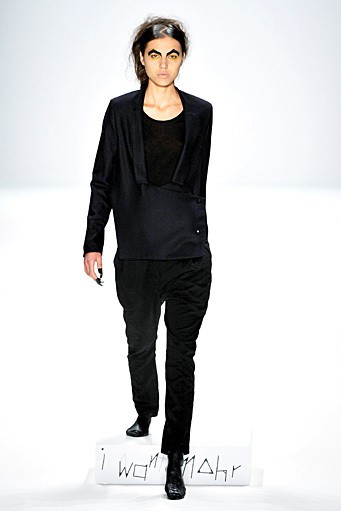 Patrick Mohr, Spring/Summer 2012. Berlin Fashion Week 2012. [Photo by Gareth Cattermole/Getty Images for IMG]