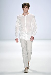Hien Le, Spring/Summer 2012. Berlin Fashion Week 2012. [Photo by Gareth Cattermole/Getty Images for IMG]