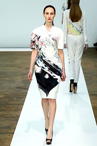 Josh Goot, Spring/Summer 2012. Australian Fashion Week 2012. [Photo by Mark Nolan/Getty Images]