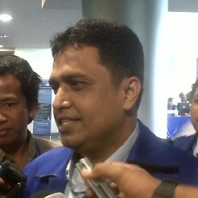 M Nasir Mengaku Datang ke Rakornas Demokrat Sejak Sabtu Siang