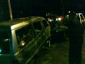 Blar! Mobil Pengangkut Sayur Terbakar di Jl Raya Ragunan