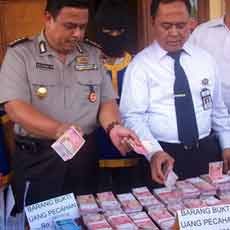Peredaran Uang Palsu Senilai Hampir Rp 1 Miliar Digagalkan