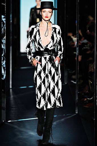 Diane von Furstenberg, Fall/Winter 2011. New York Fashion Week 2011. [Dok. Diane von Furstenberg]
