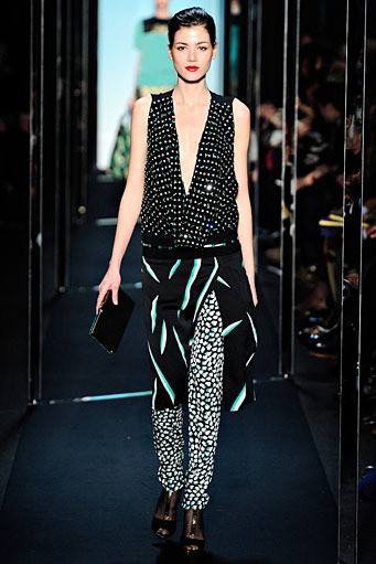 Diane von Furstenberg, Fall/Winter 2011. New York Fashion Week 2011. [Dok. Diane von Furstenberg]