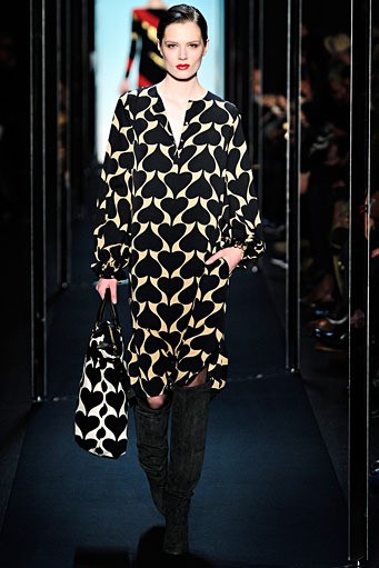 Diane von Furstenberg, Fall/Winter 2011. New York Fashion Week 2011. [Dok. Diane von Furstenberg]