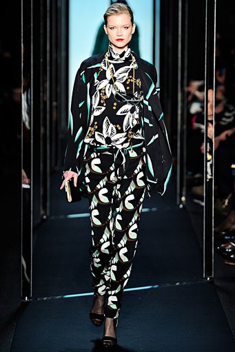 Diane von Furstenberg, Fall/Winter 2011. New York Fashion Week 2011. [Dok. Diane von Furstenberg]