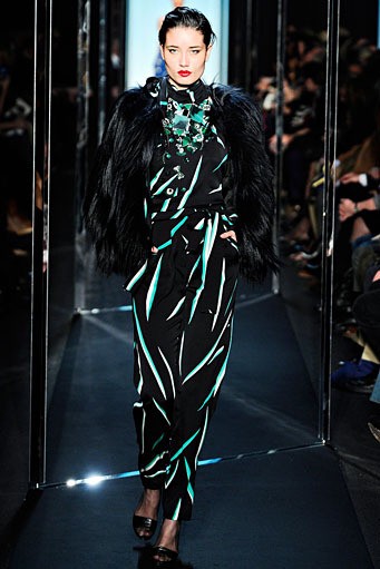 Diane von Furstenberg, Fall/Winter 2011. New York Fashion Week 2011. [Dok. Diane von Furstenberg]