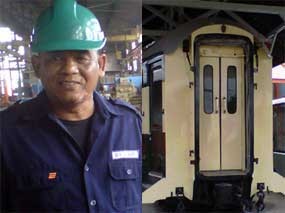 Djoko Hardianto dan Kereta Djoko Kendil Karyanya