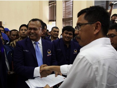 Partai NasDem Daftar Verifikasi Parpol