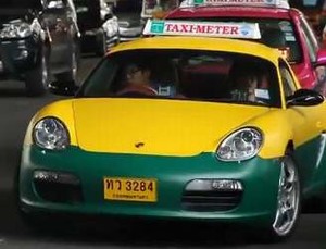 Porsche Boxster Jadi Taksi di Thailand