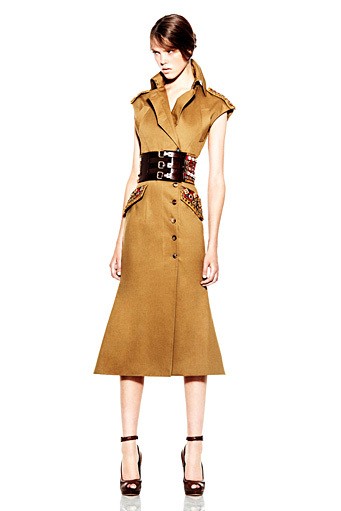 Alexander McQueen, Resort 2012. Paris Fashion Week 2012. [dok. Alexander McQueen]