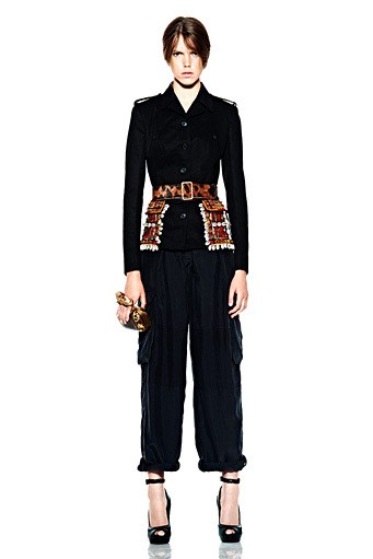 Alexander McQueen, Resort 2012. Paris Fashion Week 2012. [dok. Alexander McQueen]