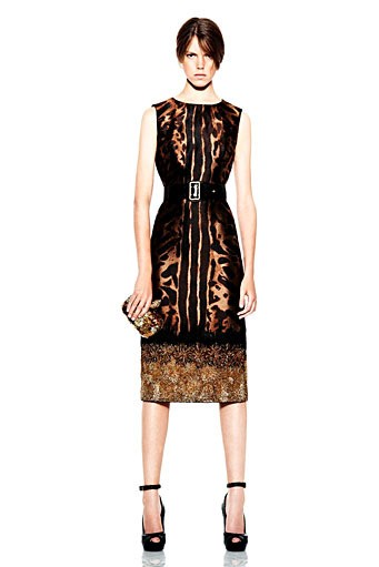 Alexander McQueen, Resort 2012. Paris Fashion Week 2012. [dok. Alexander McQueen]