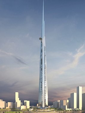 Kingdom Tower, Menara Tertinggi di Dunia Dibangun di Jeddah