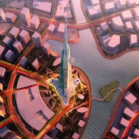 Berlomba Membuat Menara Pencakar Langit di Gurun Demi Kebanggaan