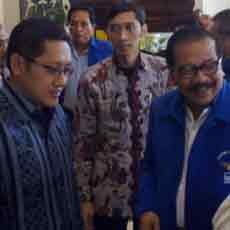 Anas dan Ibas Hadiri Pelantikan Pengurus Partai Demokrat Jatim