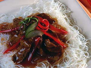 Resep Mi: Oriental Bihun Jagung Spicy