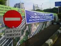 Jalan Satrio-Rasuna Said Ditutup September