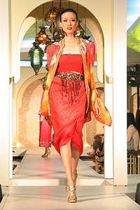 Ian Adrian Festive & Celebration. Wajah Mode in Ramadhan 2012 at Plaza Blok M. Jakarta. [Foto: Mohammad Abduh/Wolipop]