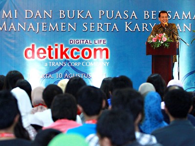 CT Silaturahmi dan Bukber Bareng detikcom