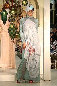 Nunik Mawardi Festive & Celebration. Wajah Mode in Ramadan 2012 at Plaza Blok M. Jakarta. [Photo by Mohammad Abduh/Wolipop]