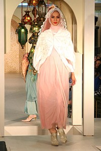 Nunik Mawardi Festive & Celebration. Wajah Mode in Ramadan 2012 at Plaza Blok M. Jakarta. [Photo by Mohammad Abduh/Wolipop]