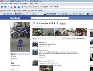 Demam Yamaha New YZF-R15 Muncul di Facebook