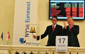 Dubes Havas Dapat Kehormatan Buka NYSE Euronext Brussel