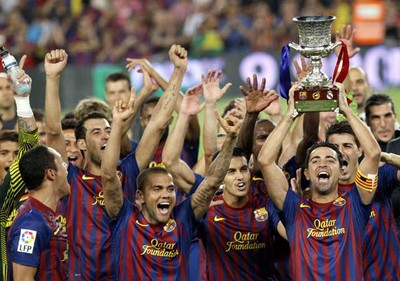 Trofi Pertama Barca