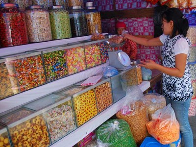 Penjual Kue Sambut Hari Raya