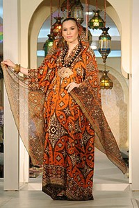 Ghea Panggabean Festive & Celebration Wajah Mode in Ramadan 2012. Blok M Square. Jakarta. [Foto: Mohammad Abduh/Wolipop]