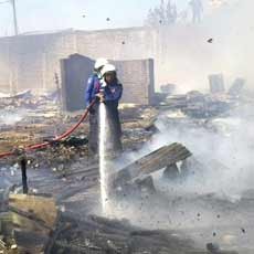 Lokasi Pembuangan Sampah TPA Keputih Terbakar yang Kedua Kali