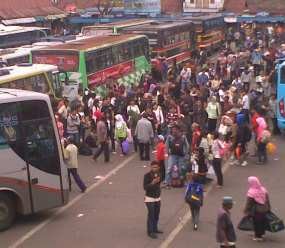 Dua Hari, Pemudik ke Arah Jatim dan Jateng Capai 1.600 Orang