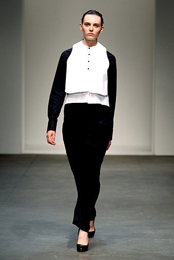 Christopher Esber, Spring/Summer 2012. Australian Fashion Week 2012. [Photo by Mark Nolan/Getty Images]