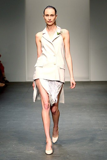 Christopher Esber, Spring/Summer 2012. Australian Fashion Week 2012. [Photo by Mark Nolan/Getty Images]