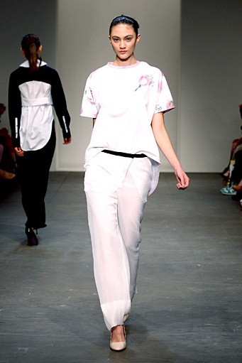 Christopher Esber, Spring/Summer 2012. Australian Fashion Week 2012. [Photo by Mark Nolan/Getty Images]