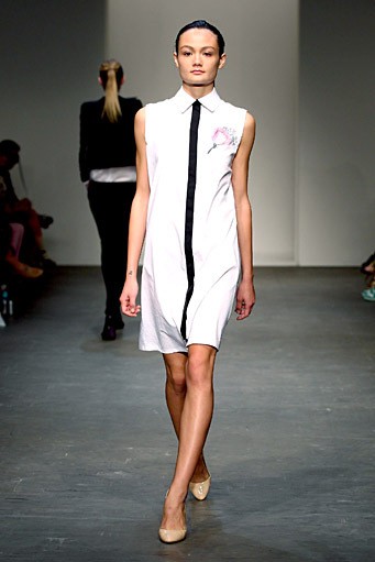 Christopher Esber, Spring/Summer 2012. Australian Fashion Week 2012. [Photo by Mark Nolan/Getty Images]