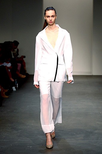 Christopher Esber, Spring/Summer 2012. Australian Fashion Week 2012. [Photo by Mark Nolan/Getty Images]