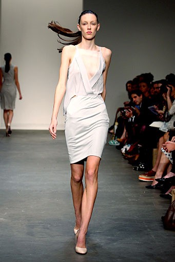 Christopher Esber, Spring/Summer 2012. Australian Fashion Week 2012. [Photo by Mark Nolan/Getty Images]