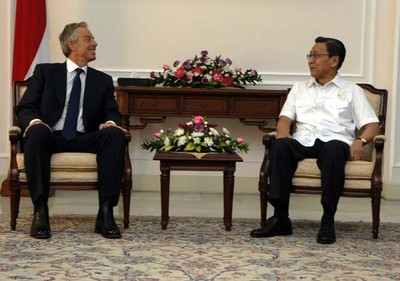 Tony Blair Temui Boediono
