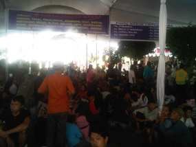 Karpet Merah Sambut Pemudik di Stasiun Senen