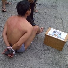 Curi Kotak Amal Mushola, Suwarsid Diarak Bugil di Mampang
