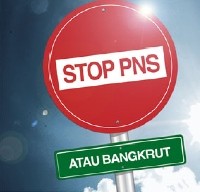 Tidak Tegas Menyetop PNS