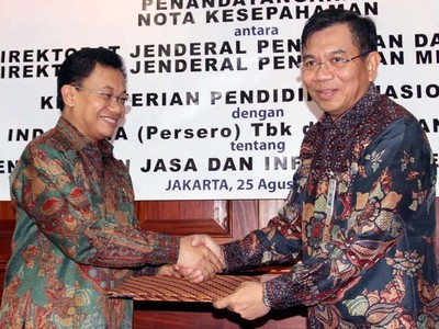 BRI-Kemdiknas Jalin Kerja Sama
